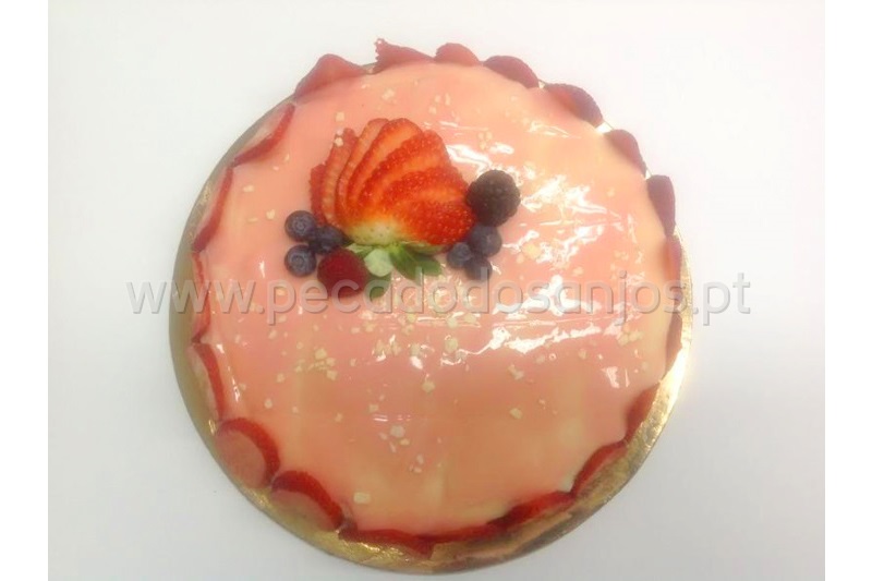 Semi frio frutos do bosque